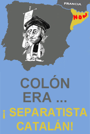 Cristóbal Colón separatista catalán