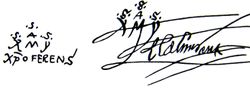 250px-Firma-colon Las firmas de Cristóbal Colón