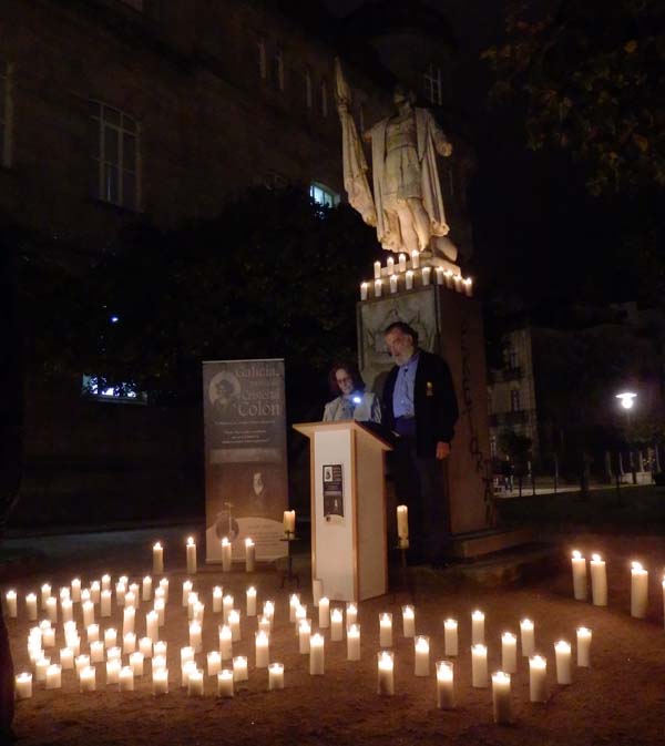 Homenaje al Cristóbal Colón gallego
