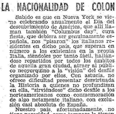 La nacionalidad de Colón: por Mariano Canals y Alemany