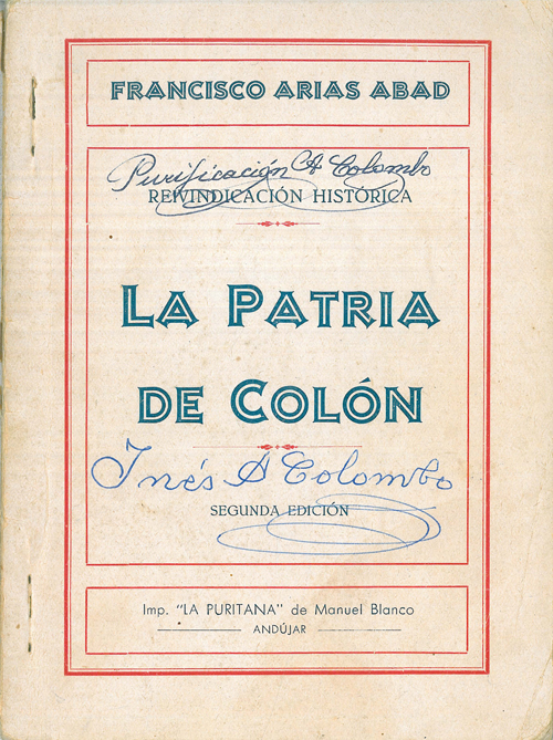 La patria de Colón: Francisco Arias Abad