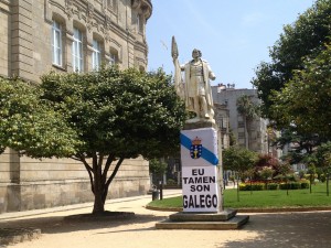 Colón reivindica “SOY GALLEGO”