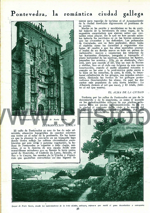 revista La hormiga de oro – 1930 – Pontevedra – Portosanto