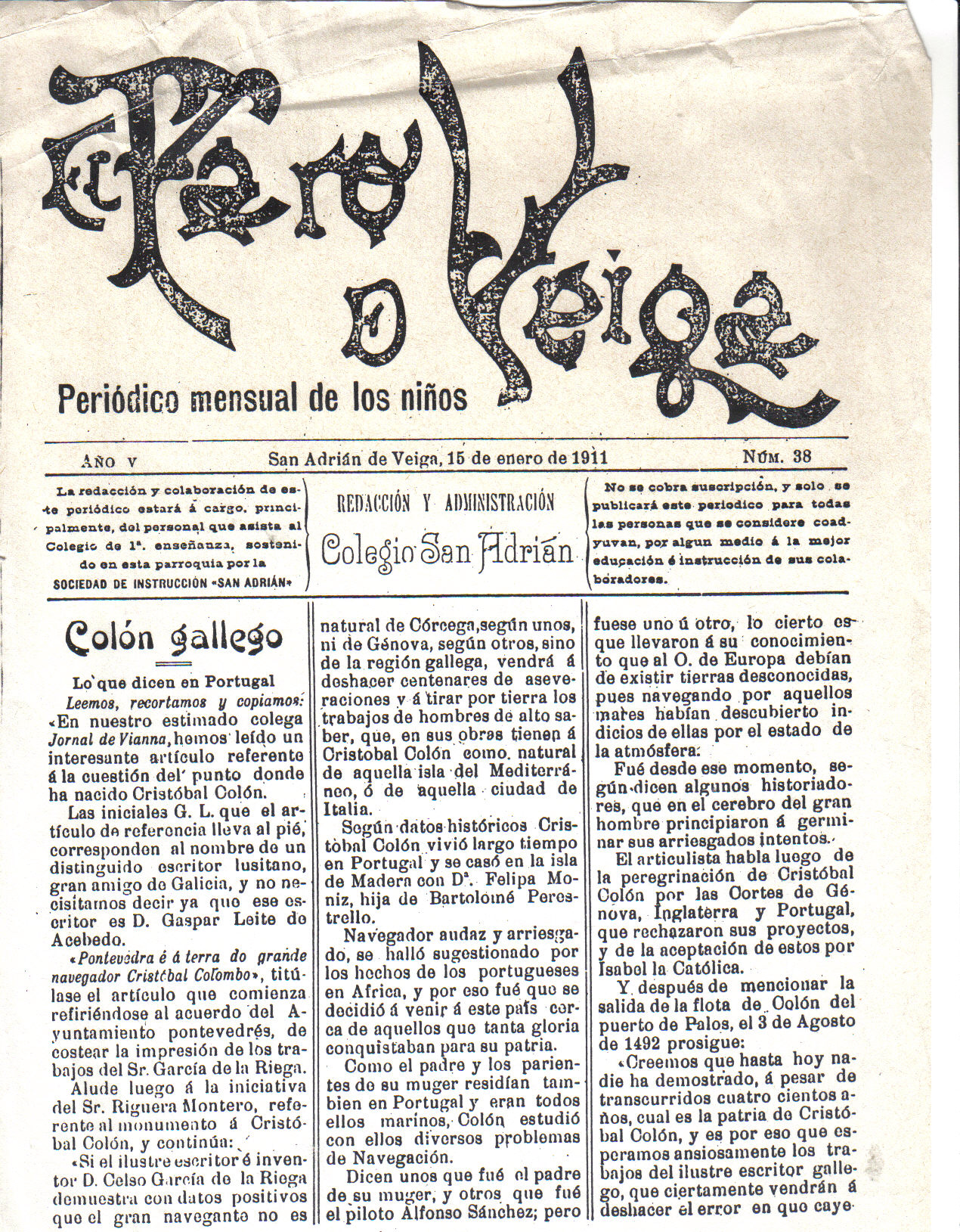 O Faro da Veiga – 1911