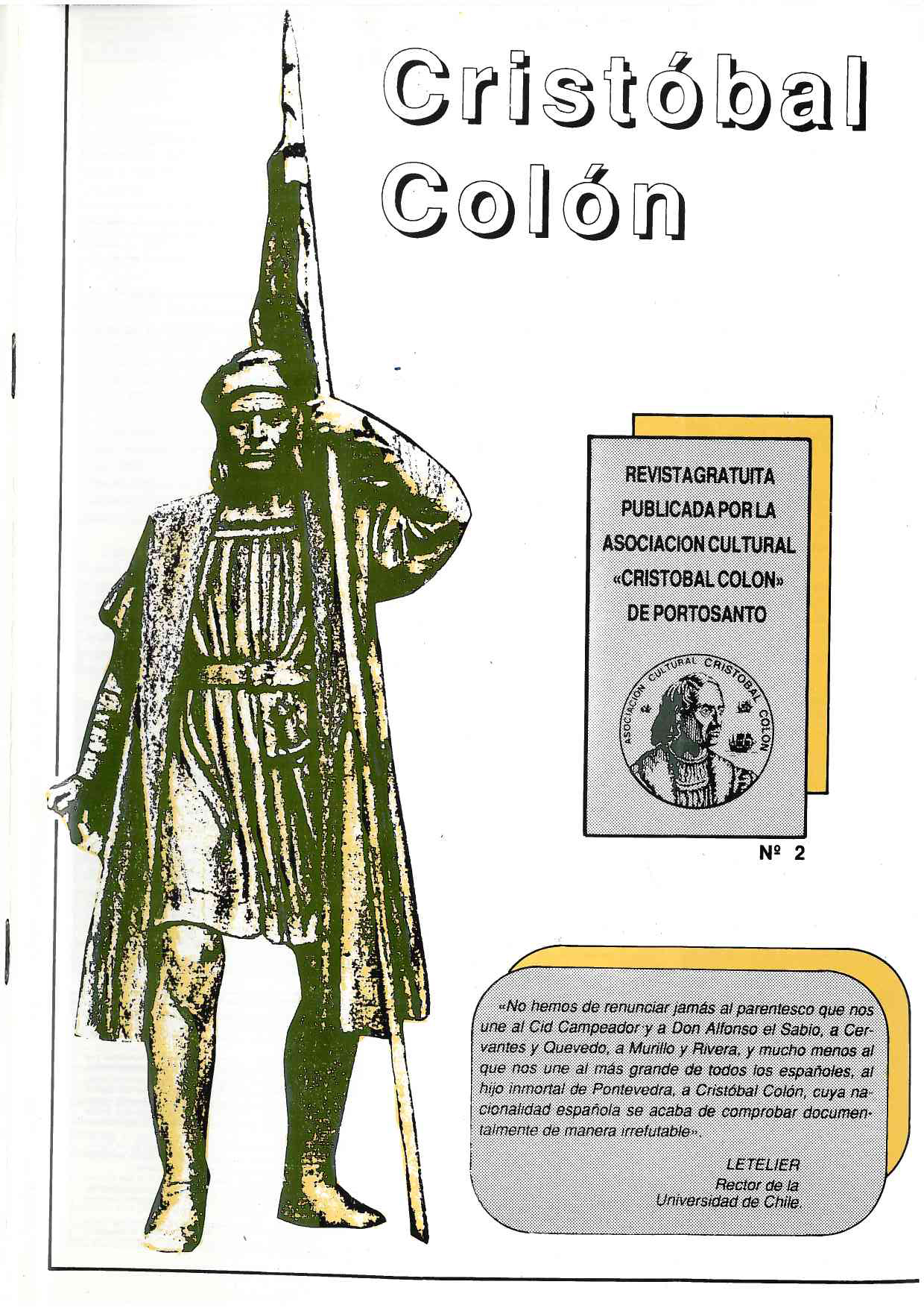 revista Asociación Cristóbal Colón nº2 – años 80
