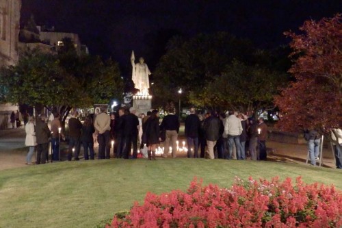 Homenaje Cristóbal Colón gallego Pontevedra